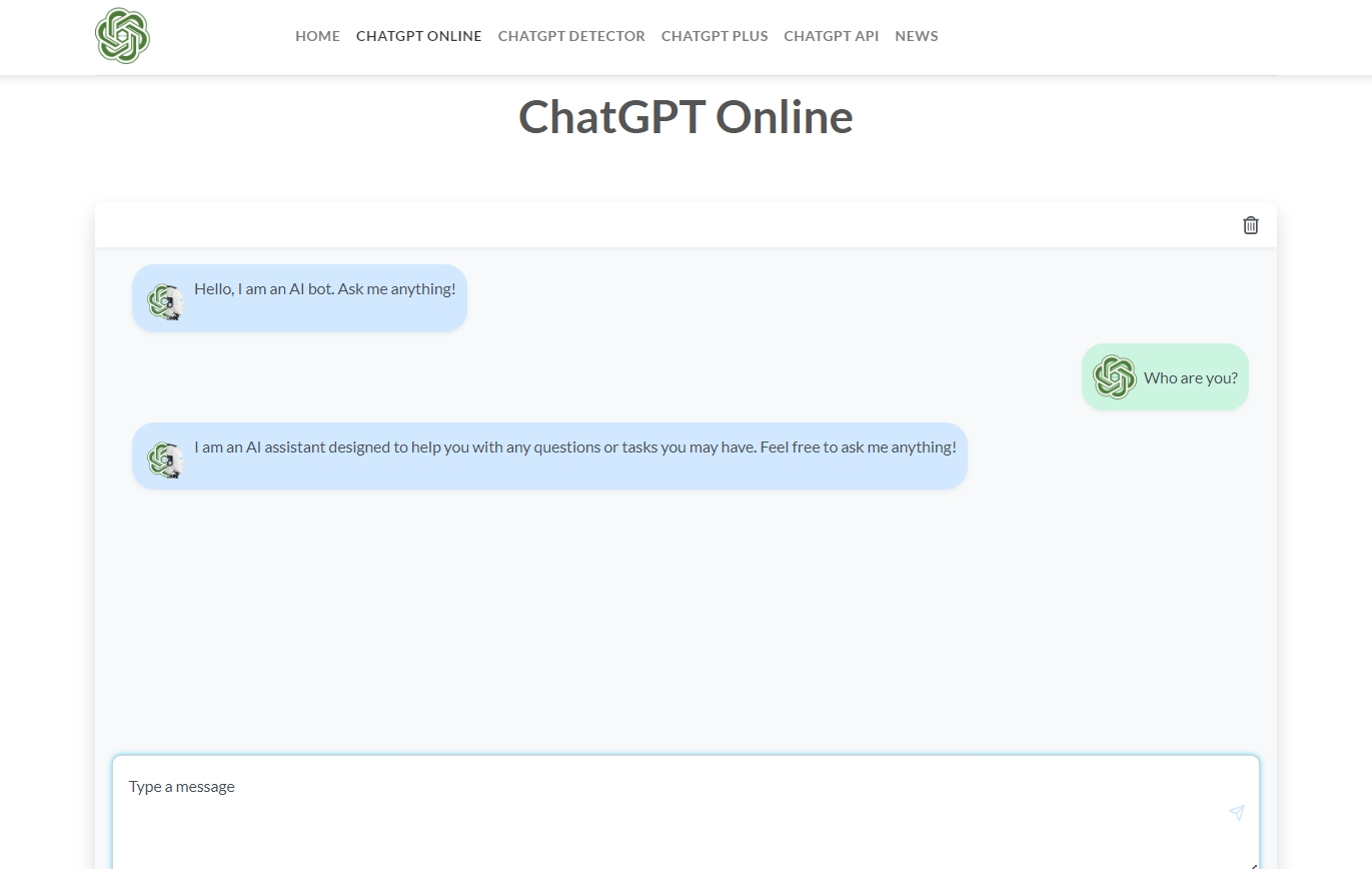 Get response from chatbot